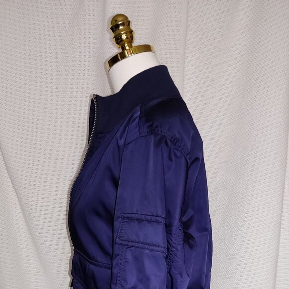 Gap blue bomber jacket w/ pink lining | Womens | Size Small - Picture 8 of 15